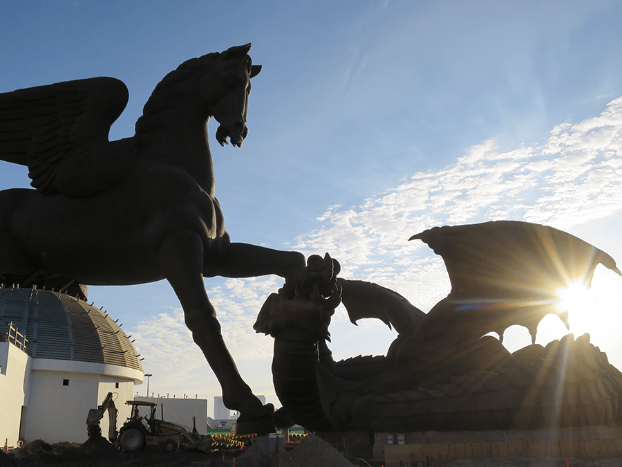 »Pegasus & Drache«